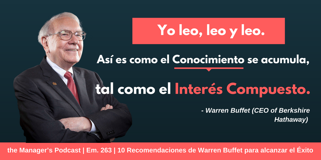 10 Recomendaciones de Warren Buffet para alcanzar el Éxito | Consejos de Warren Buffet sobre la vida y los Negocios Millonarios | Inversionistas | Administración de Empresas y Finanzas | Desarrollo Profesional | Podcast de Emprendimiento 